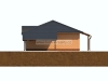 projekt dřevostavby na klíč - bungalov M02
